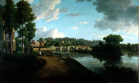 The Thames at Richmond, Surrey od William Marlow