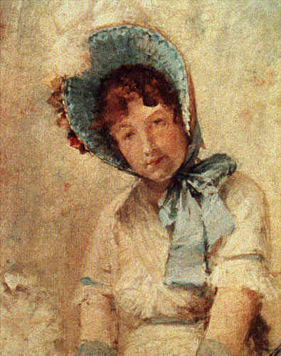 Harriet Hubbart Ayers (detail) od William Merrit Chase