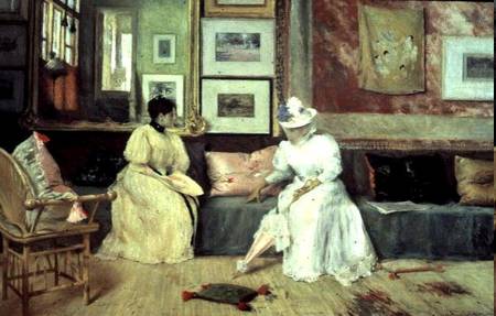 A Friendly Call od William Merrit Chase