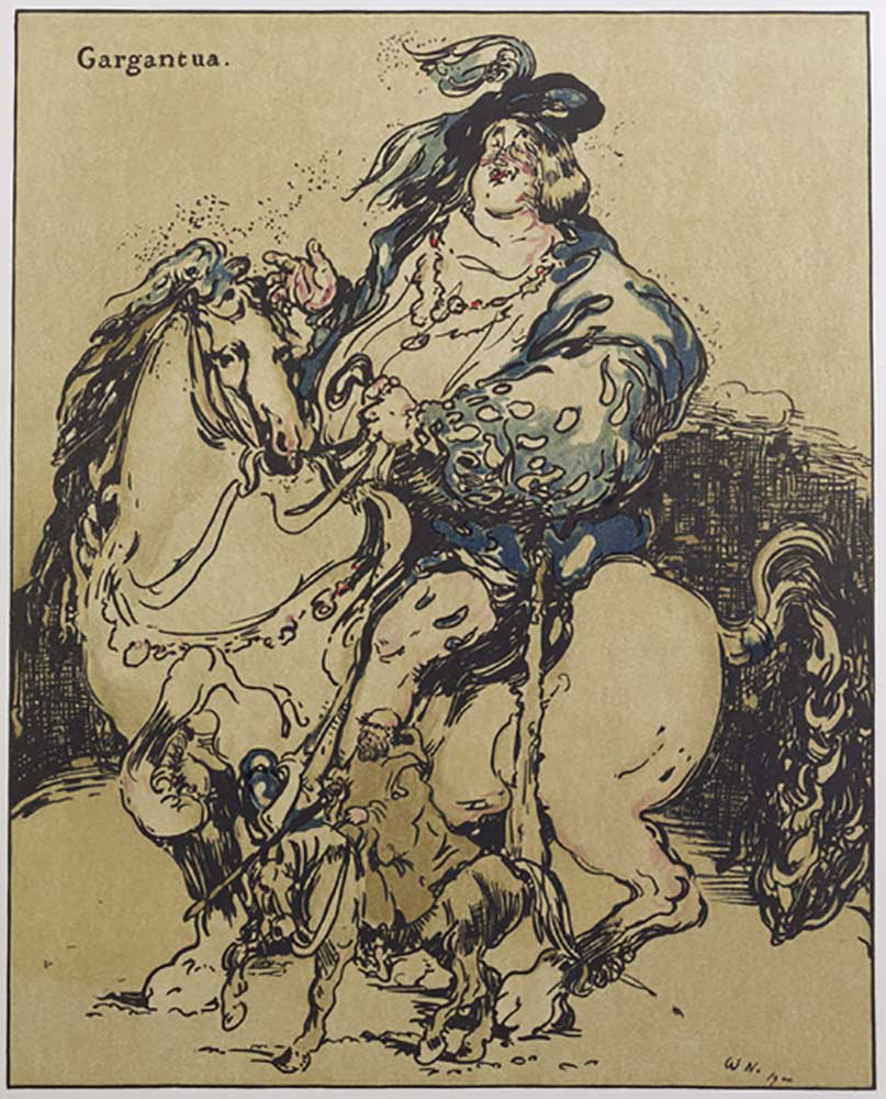 Gargantua, illustration from Characters of Romance, first published 1900 od William Nicholson