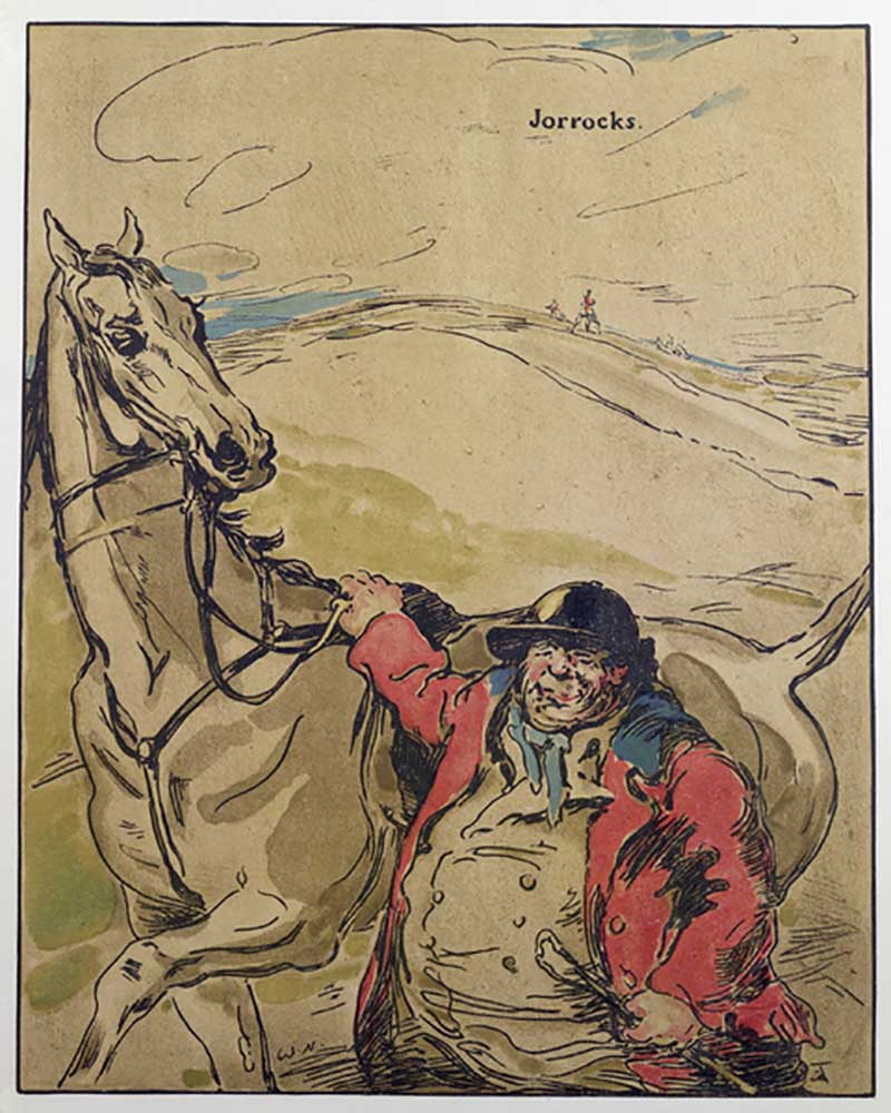Mr Jorrocks, illustration from Characters of Romance, first published 1900 od William Nicholson