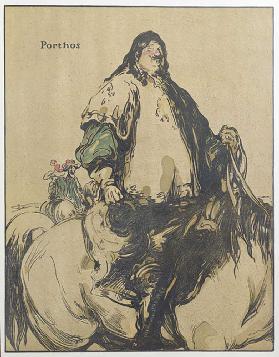 Porthos, illustration from Characters of Romance, first published 1900