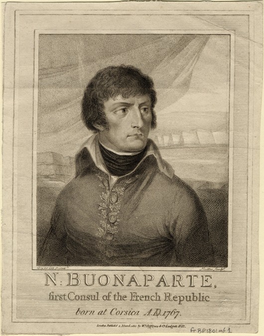 Napoleon Bonaparte as First Consul of France od William Nutter