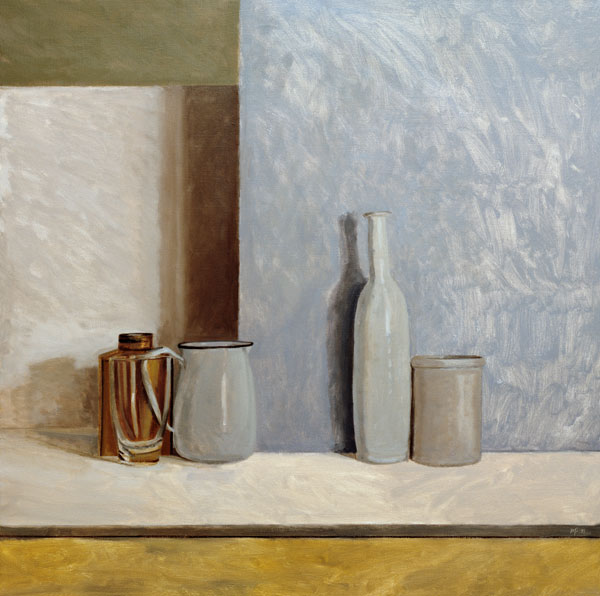 Pale Grey and Blue (oil on canvas)  od William  Packer