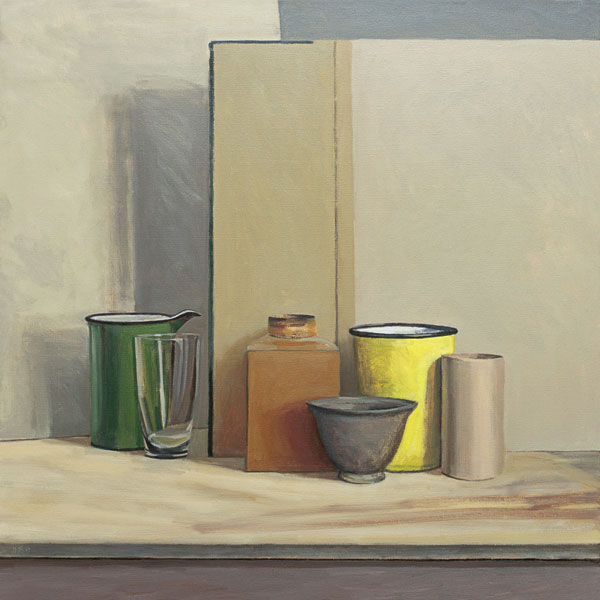 Yellow and Green (oil on canvas)  od William  Packer