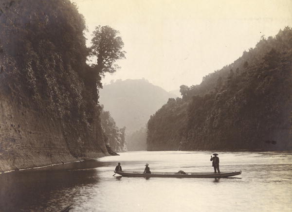 Whanganui River, c.1905 (silver gelatin print)  od William Partington