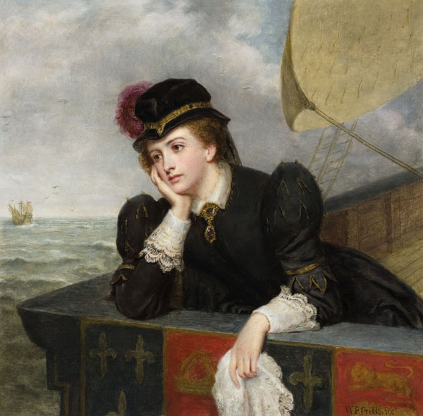 Mary Stuart returning from France od William Powel Frith