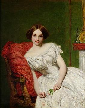 Portrait of Annie Gambart (oil on canvas)