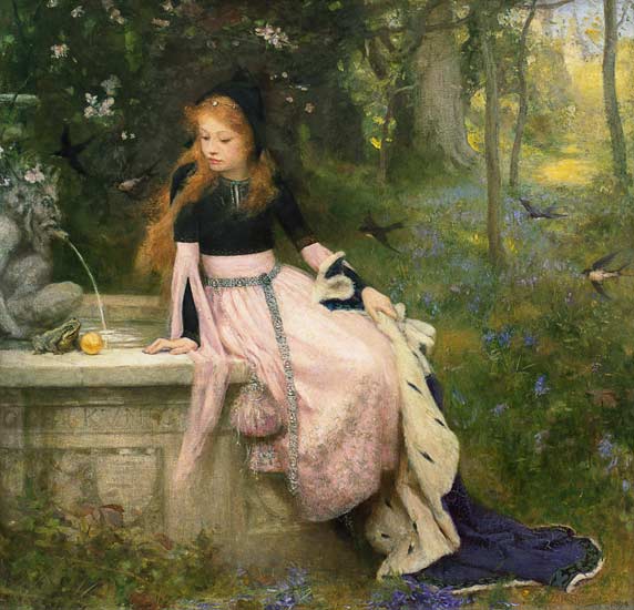 The Princess and the Frog od William Robert Symonds