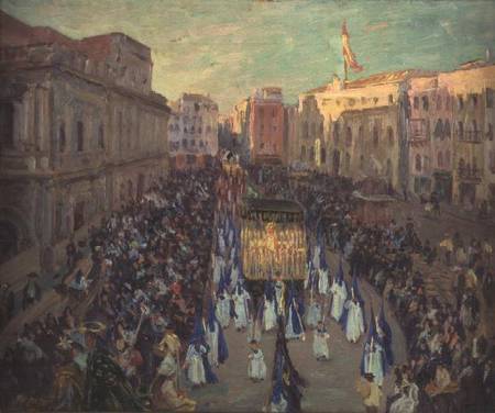 Good Friday in Seville od William Samuel Horton