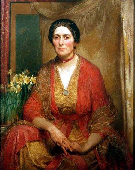 Portrait of the Artist's Wife od William Shackleton
