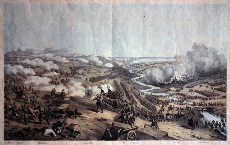 The Battle of the Alma on September 20, 1854 od William Simpson