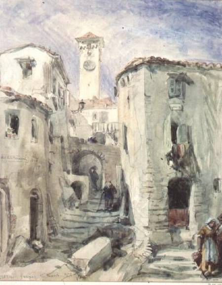 The Old Tower at Cannes od William Simpson