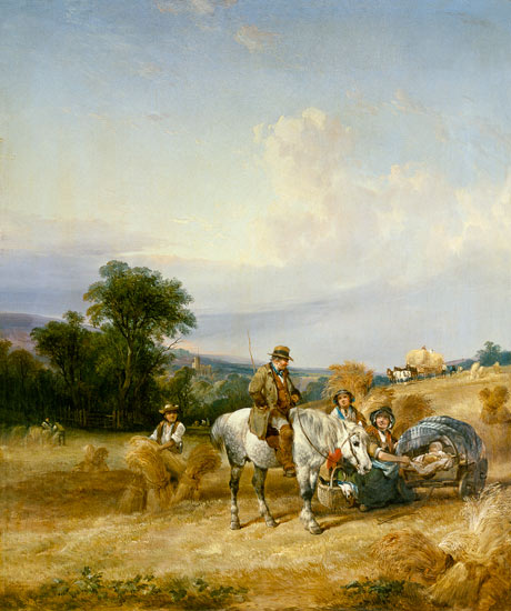 Harvesting Scene od William Snr. Shayer