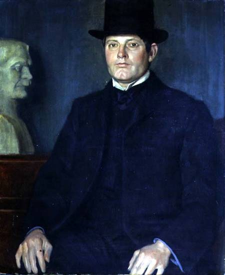 Portrait of Sir George Frampton (1860-1928) od William Strang
