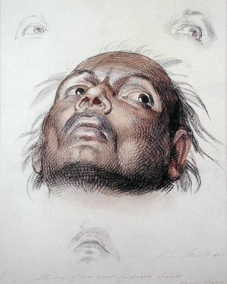 Study of an East Indian's Head od William Strutt