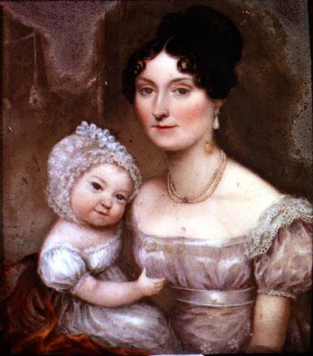 Lady FitzHerbert with one of her youngest children od William the Elder Corden
