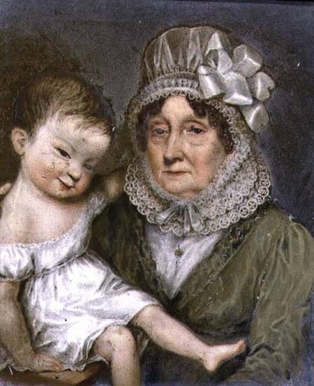 Mother of Agnes FitzHerbert with one of her grandchildren od William the Elder Corden