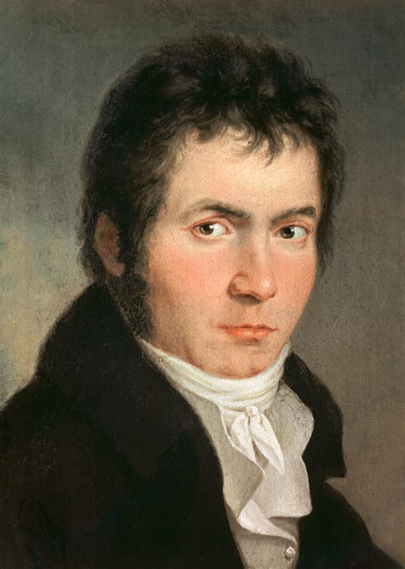 Ludwig van Beethoven (1770-1827) od Willibrord Joseph Mahler