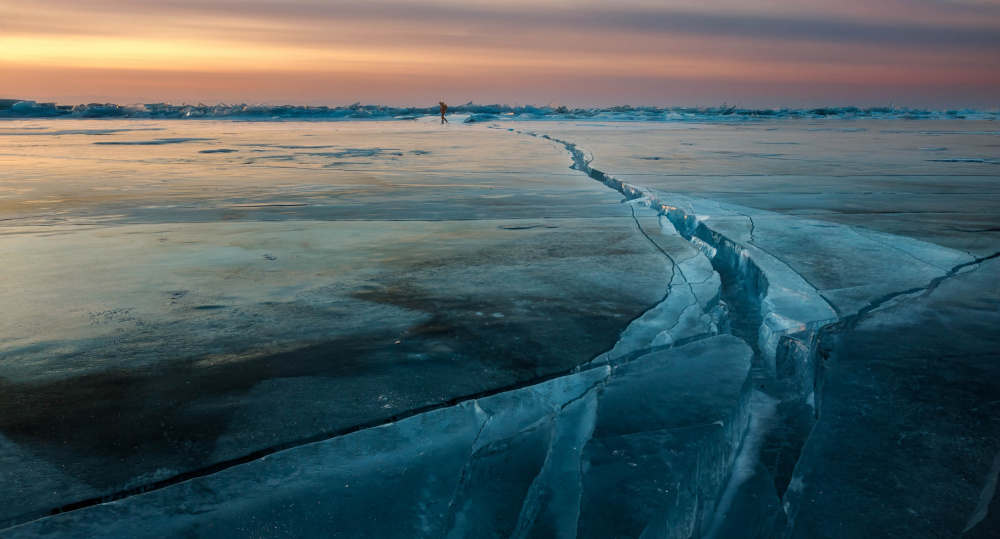 The crack in the ice od Wim Denijs