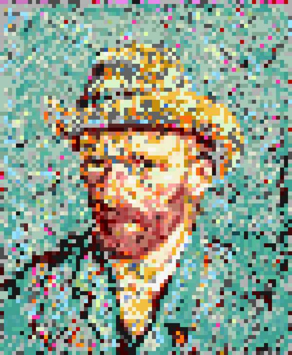  Vincent van Gogh Self-portrait 2 od Wim Heesakkers