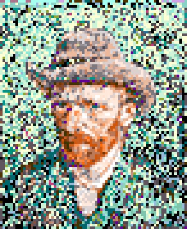 Vincent van Gogh Self-portrait 5 od Wim Heesakkers