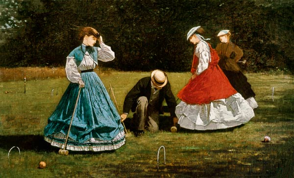 Croquet Scene od Winslow Homer