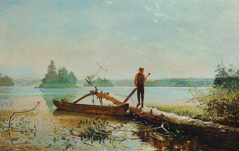Winslow Homer, An Adirondack Lake od Winslow Homer