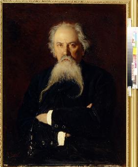 Portrait of the poet Alexey Zhemchuzhnikov (1821-1908)
