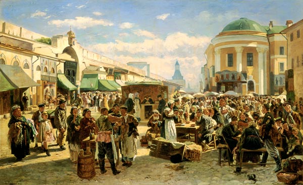 The Town Fair od Wladimir Jegorowitsch Makowski