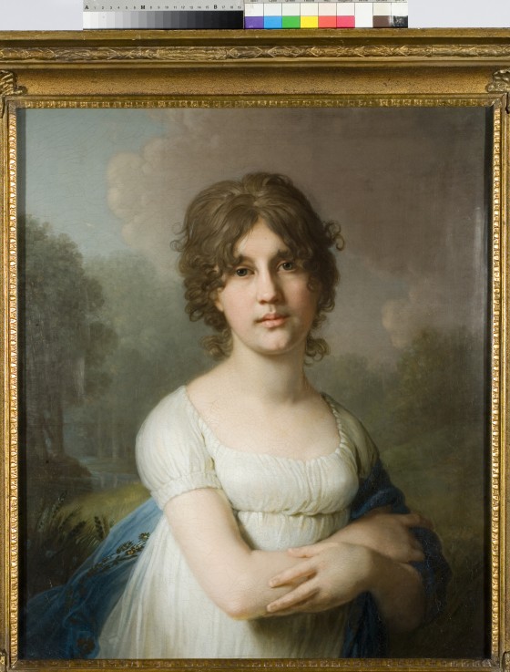 Portrait of Countess Yekaterina Gavriilovna Gagarina (1783-1861) od Wladimir Lukitsch Borowikowski