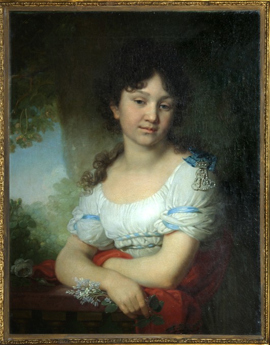 Portrait of Countess Maria Alexeyevna Orlova-Denisova od Wladimir Lukitsch Borowikowski