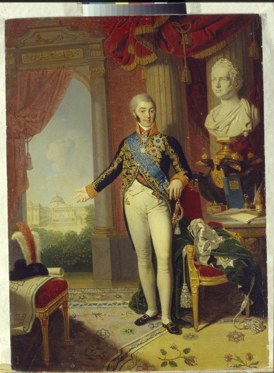 Portrait of Count Nikolai Petrovich Sheremetev (1751-1809) od Wladimir Lukitsch Borowikowski