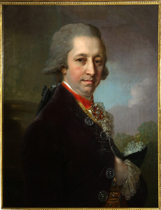 Portrait of Ivan Mikhailovich Yakovlev od Wladimir Lukitsch Borowikowski