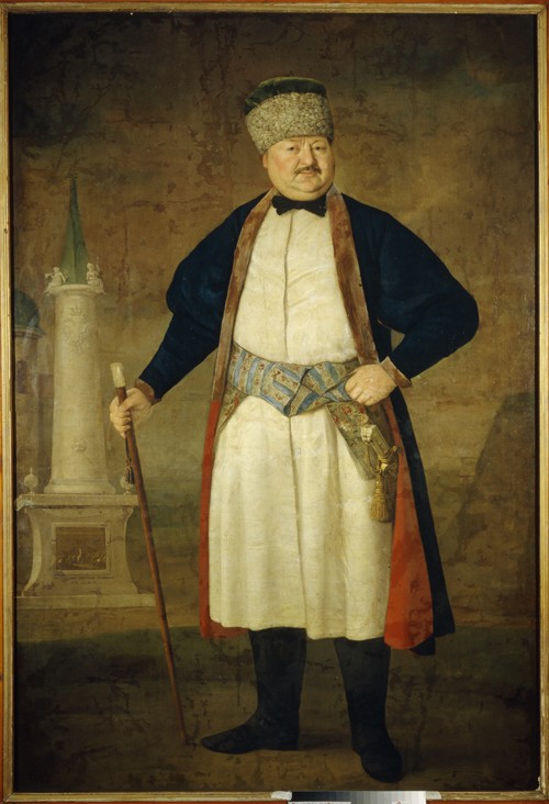 Portrait of the Pavel Yakovlevich Rudenko od Wladimir Lukitsch Borowikowski