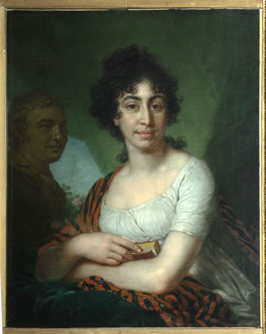 Portrait of Varvara Monycharova (Arapetova?) od Wladimir Lukitsch Borowikowski