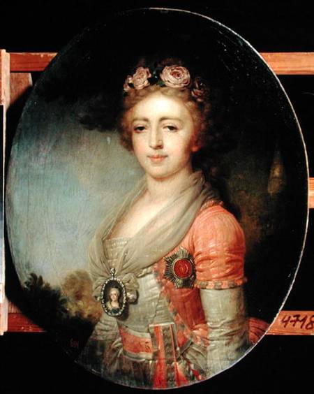 Portrait of Grand Duchess Alexandra od Wladimir Lukitsch Borowikowski