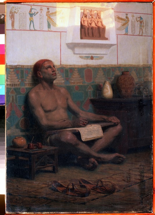 The Royal Scribe Rahotep od Wladyslaw Bakalowicz