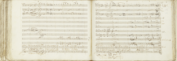 Autograph copy of ''The Magic Flute'' od Wolfgang Amadeus Mozart