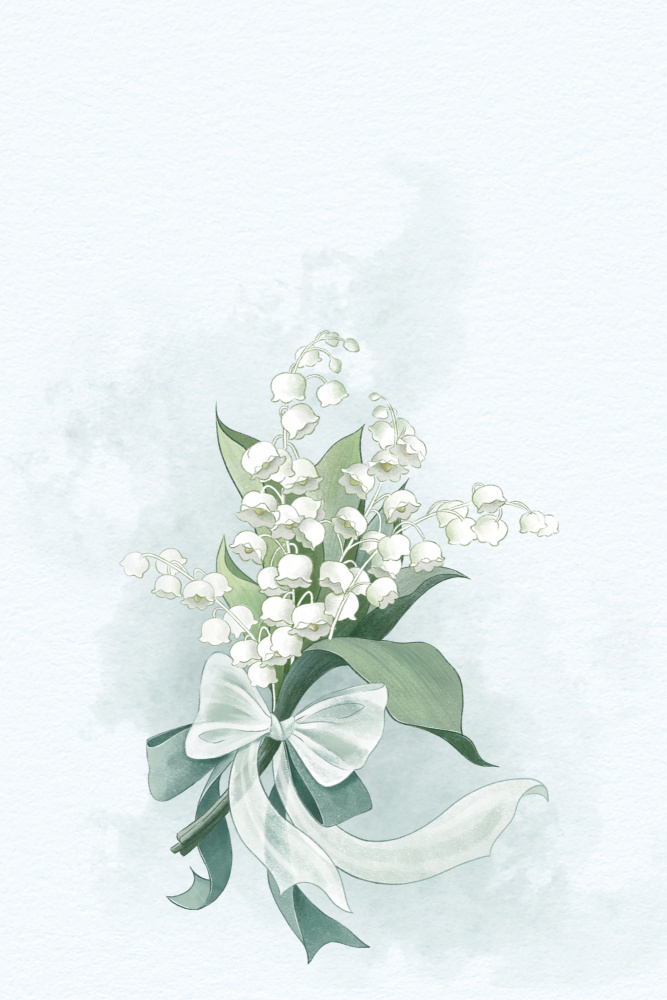 White bell flowers od Xuan Thai
