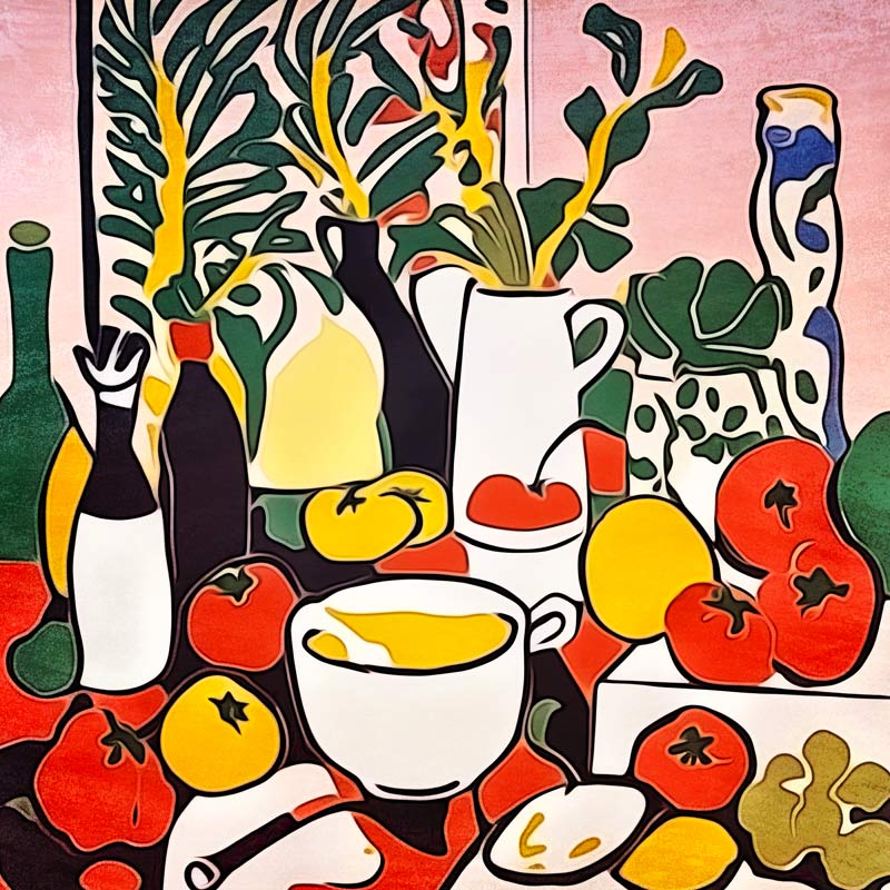 Tomaten in der Küche-Matisse inspired od zamart