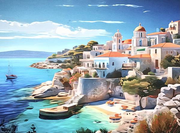 Griechische Inseln, Motiv 4 od zamart