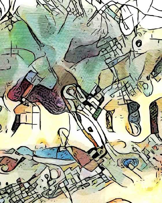 Kandinsky trifft Arles, Motiv 5 od zamart