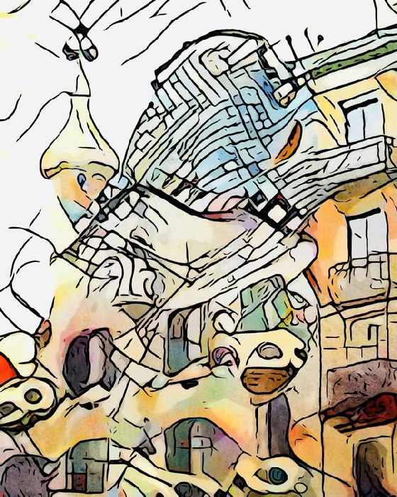 Kandinsky trifft Barcelona, Motiv 4 od zamart