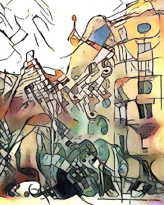 Kandinsky trifft Barcelona, Motiv 6 od zamart
