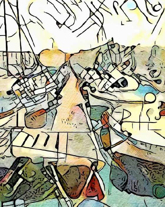 Kandinsky trifft Marseille, Motiv 10 od zamart