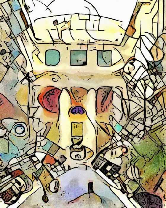 Kandinsky trifft Marseille, Motiv 8 od zamart