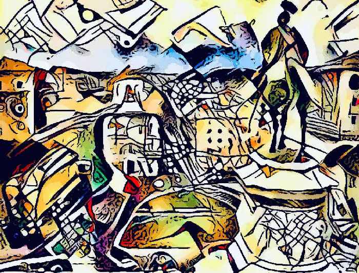 Kandinsky meets Rome 1