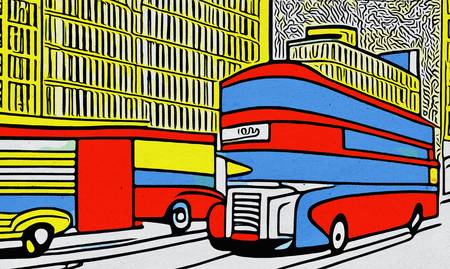Roter Bus in London