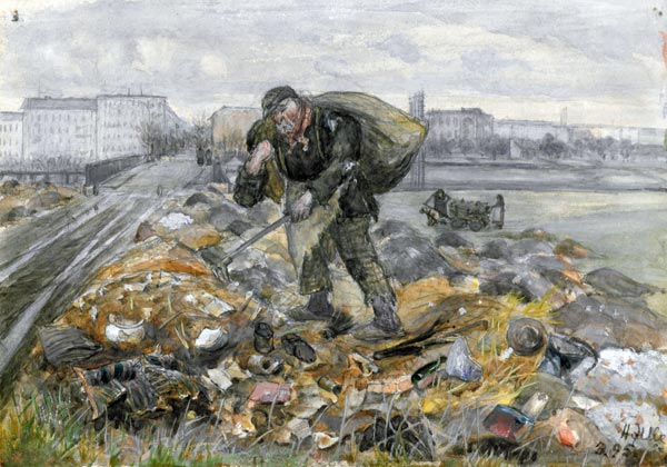 Heinrich Zille, Müllsammler od Heinrich Zille